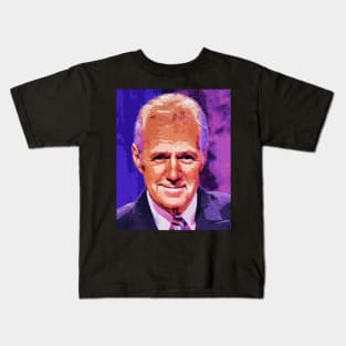 Alex Trebek Painting Kids T-Shirt